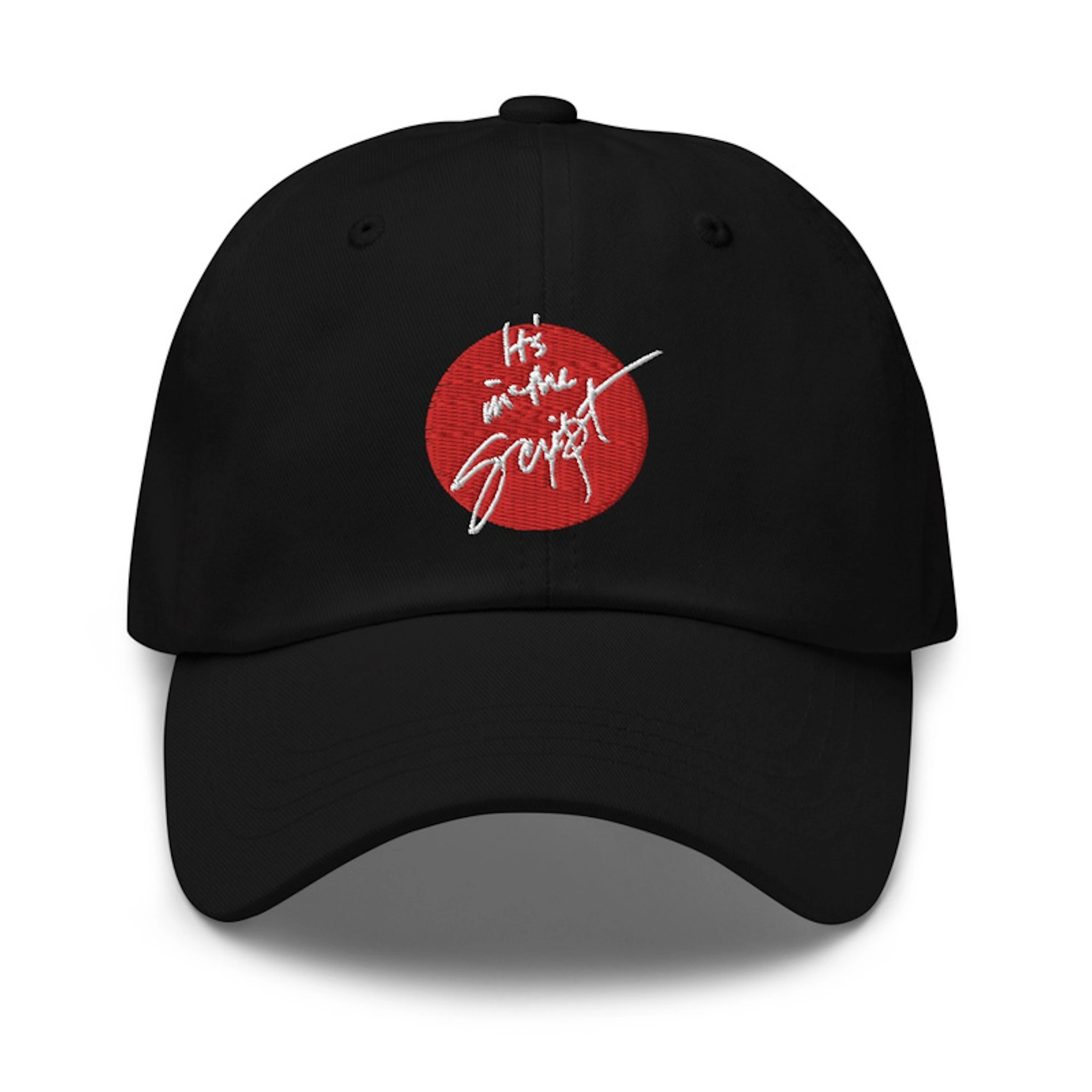 Hat - It's in the Script - White and Red